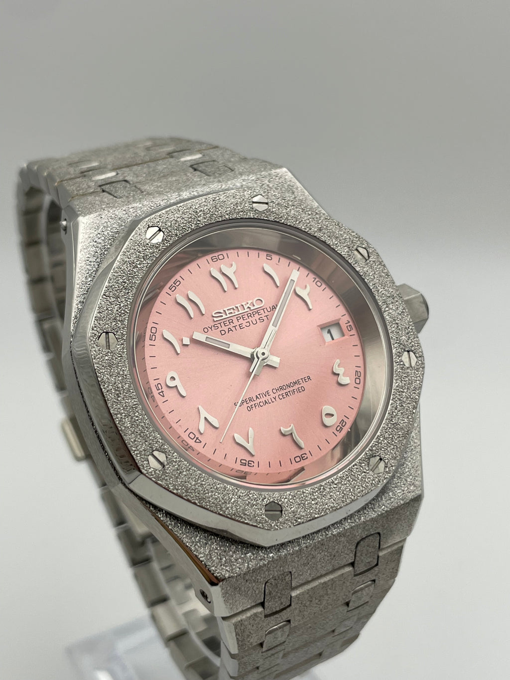 Royal Oak brillante Arabic dial Rose