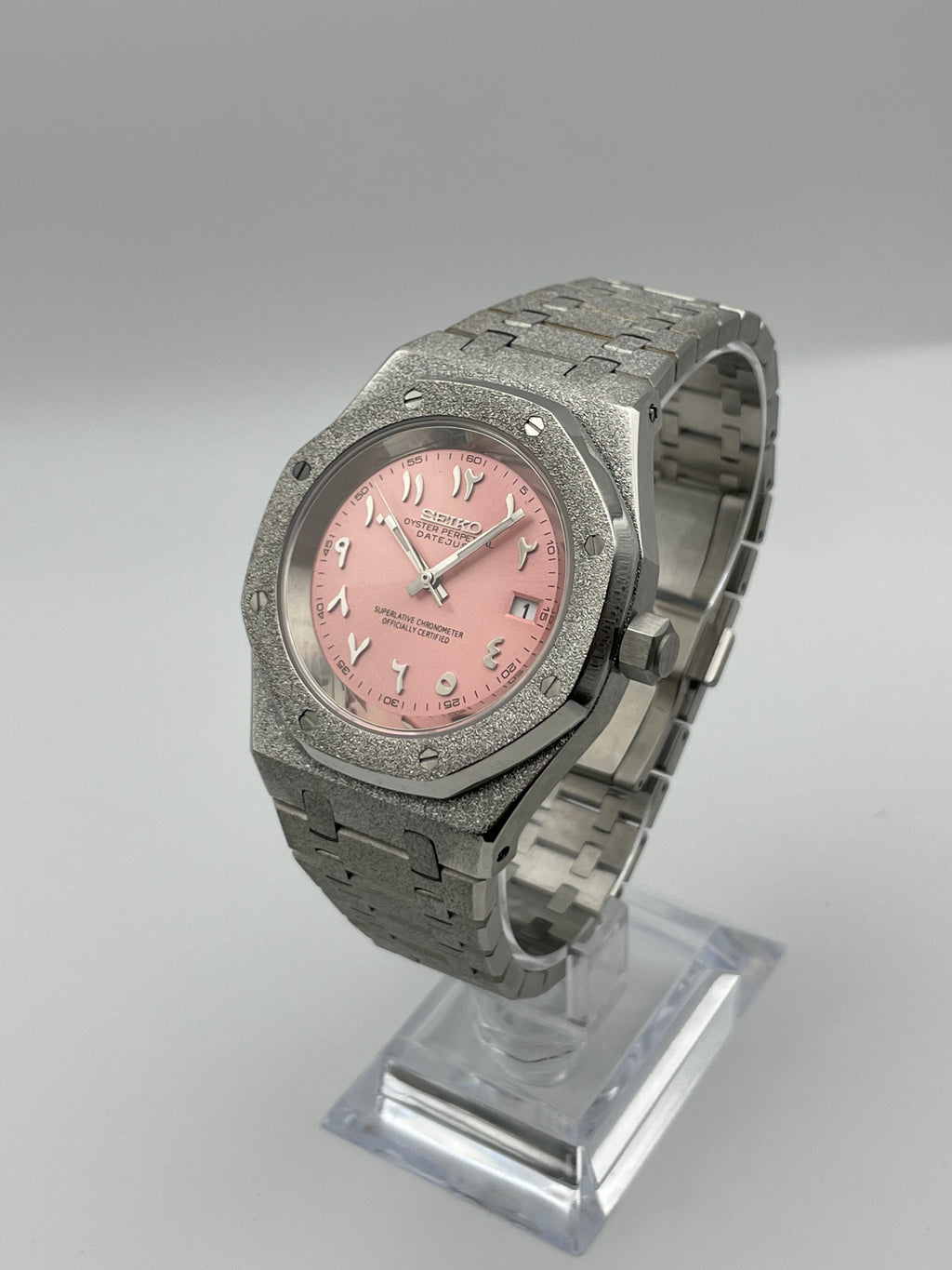 Royal Oak brillante Arabic dial Rose