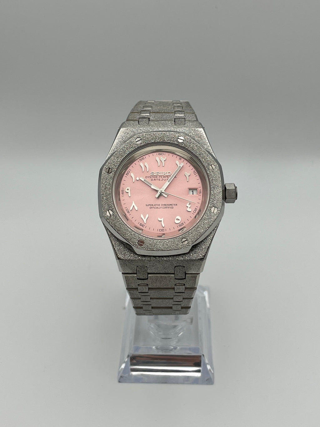 Royal Oak brillante Arabic dial Rose